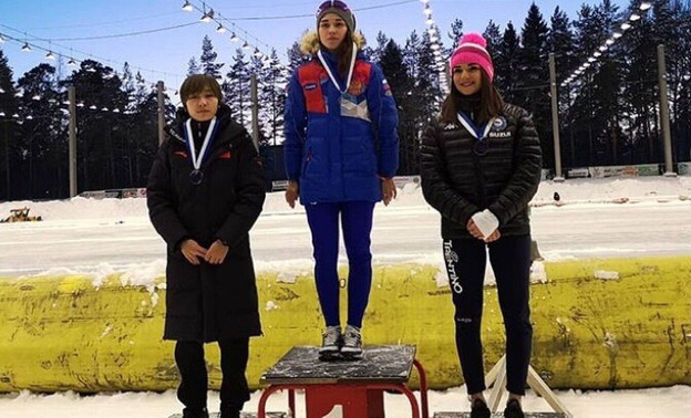 Конькобежка Вероника Суслова завоевала 5 медалей в Финляндии