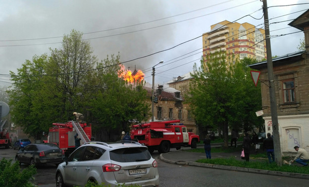 В выходные в Кирове вновь горел «китайский домик»
