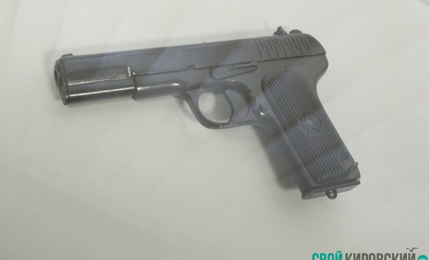 В Кирово-Чепецке у бездомного нашли самодельный пистолет