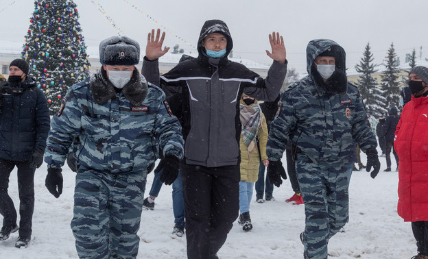 «Задержанных нет». Кировская полиция о митинге в поддержку Навального