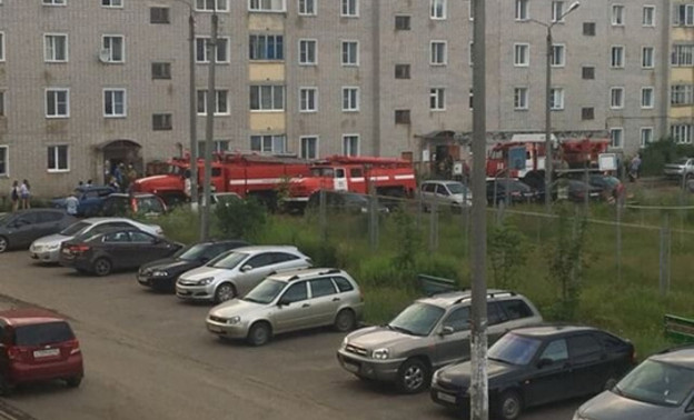 В Нововятске на улице Парковой произошёл пожар в жилом доме