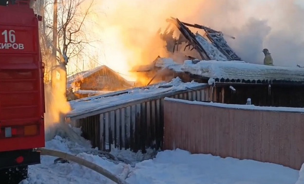 В Кирове во время пожара в жилом доме погиб человек