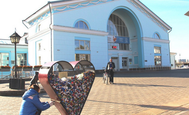 На вокзале Кирова собрали более 470 кг пластика