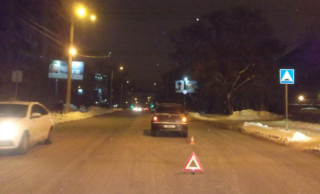 В Кирове иномарка сбила мужчину на пешеходном переходе