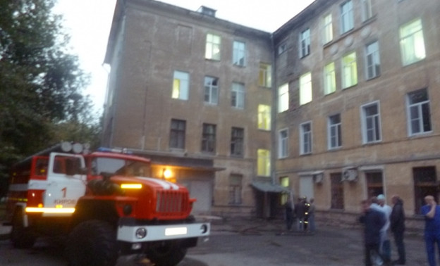 Сегодня утром в Кирове горела Северная больница