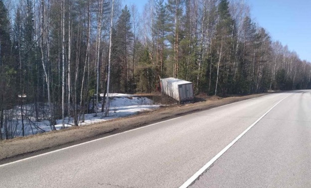 В Котельничском районе дальнобойщик врезался в дерево и погиб