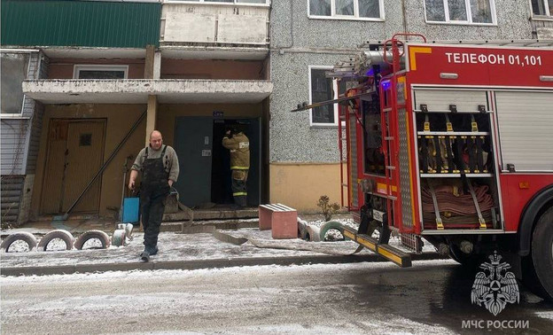 В Котельниче в пятиэтажном доме произошёл пожар