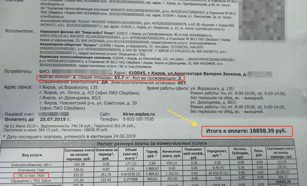 18 тысяч рублей за горячую воду: кировчанину пришла квитанция с «перерасчётом»