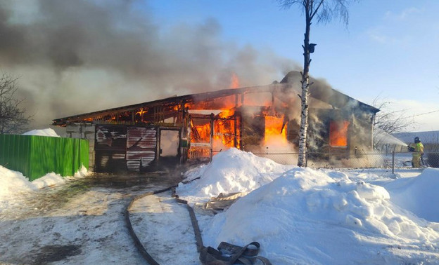 В Орловском районе сгорел жилой дом