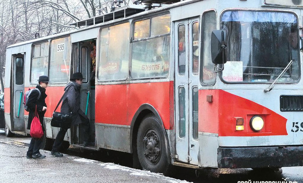 Прямо сейчас в Кирове некоторые троллейбусы вынужденно сменили маршруты