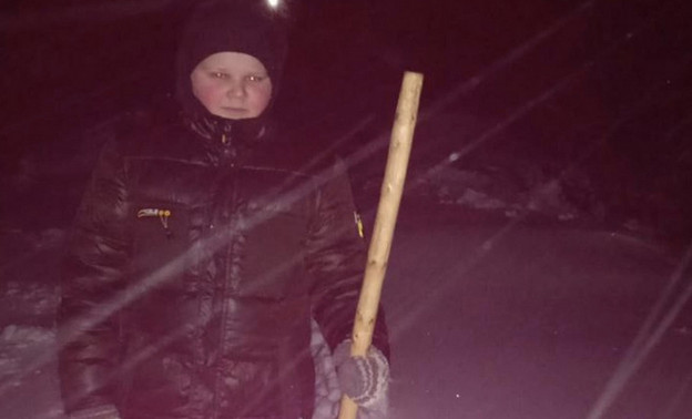 В селе Полом 13-летний школьник помог администрации расчистить улицу от снега