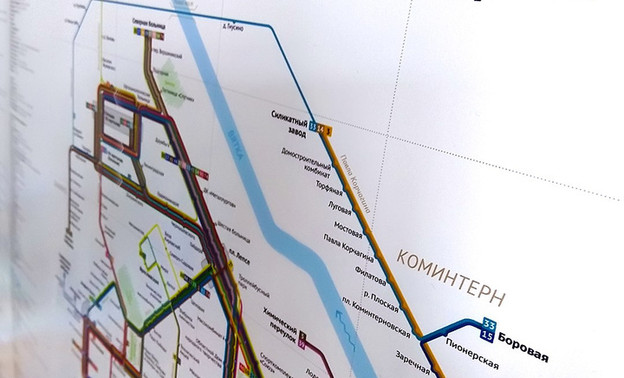 Дизайнер разработал актуальную карту маршрутов общественного транспорта