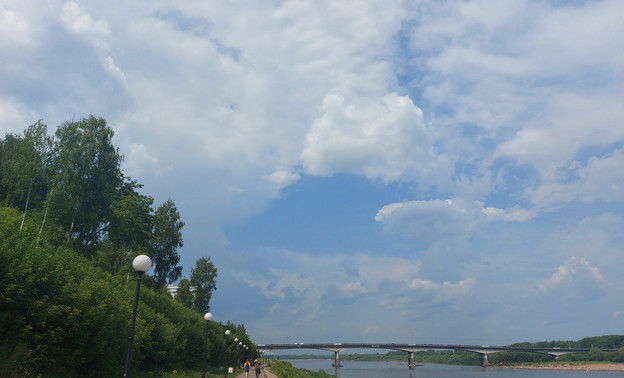 Погода в Кирове. 27 июля в городе будет облачно, но тепло