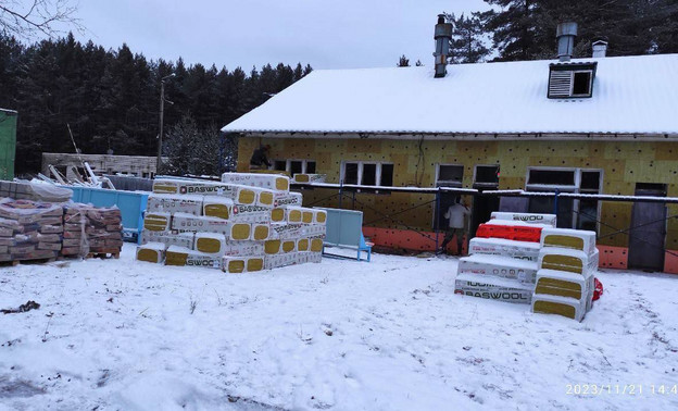 В лагере «Белочка» стартовал капремонт прачечного комплекса