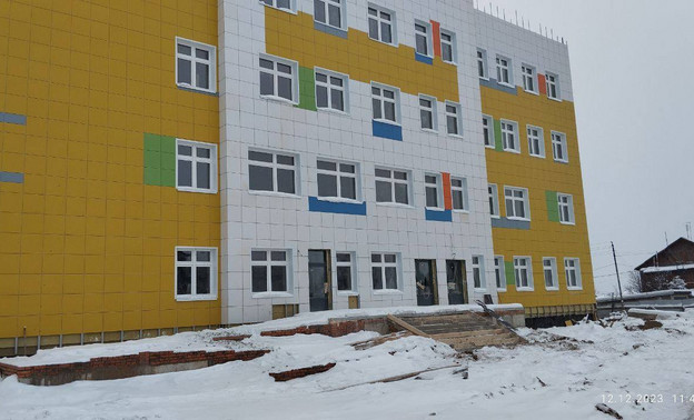 Подрядчик отстаёт от графика в строительстве детской поликлиники в Слободском