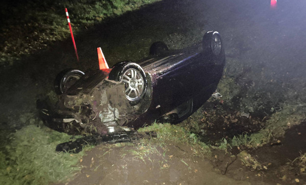 В Кирове перевернулся «Солярис»