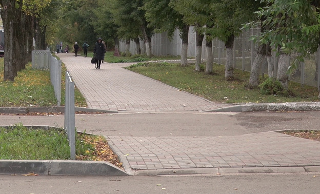 Одну из пешеходных зон в Кирове благоустроили брусчаткой