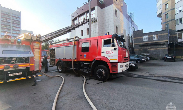 В торговом центре на Воровского произошло возгорание