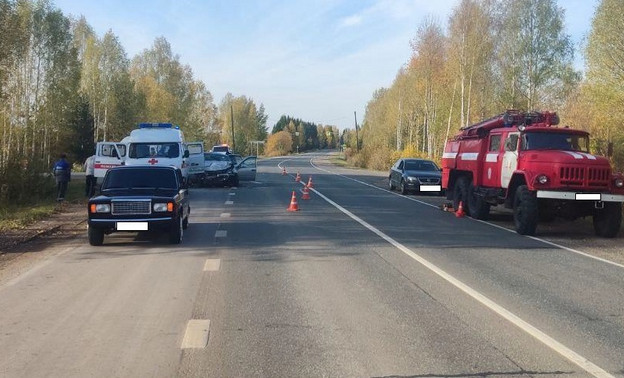 В Оричевском районе в ДТП на трассе травмировались три человека