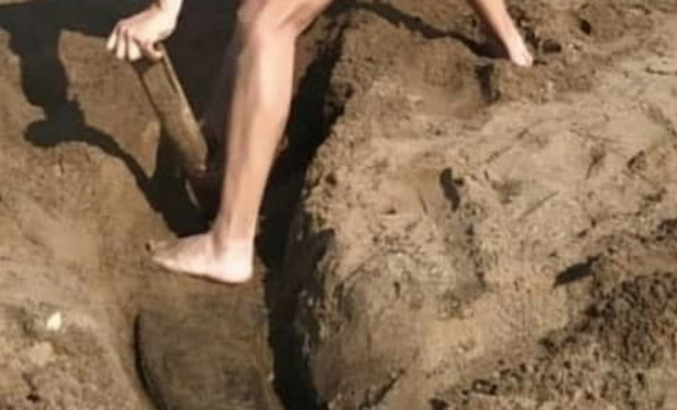 Кировчанин нашёл на берегу Вятки якорь весом около двух тонн