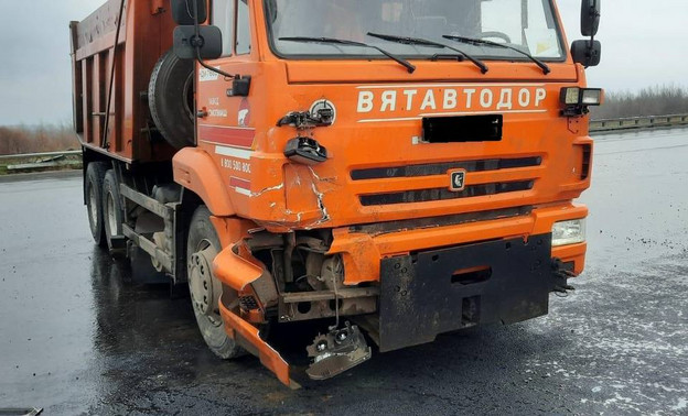 В Вятскополянском районе в аварии с КамАЗом пострадал человек