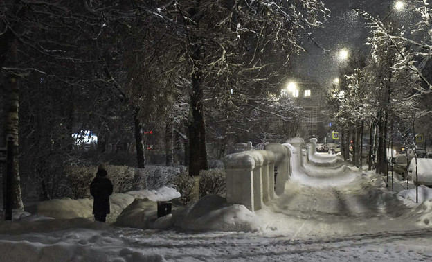 Погода в Кирове 18 января. Весь день в городе будет идти снег