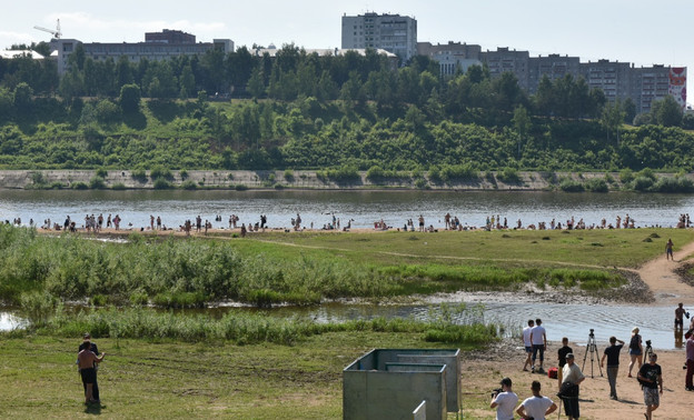 Городской пляж в Кирове планируют открыть к выходным