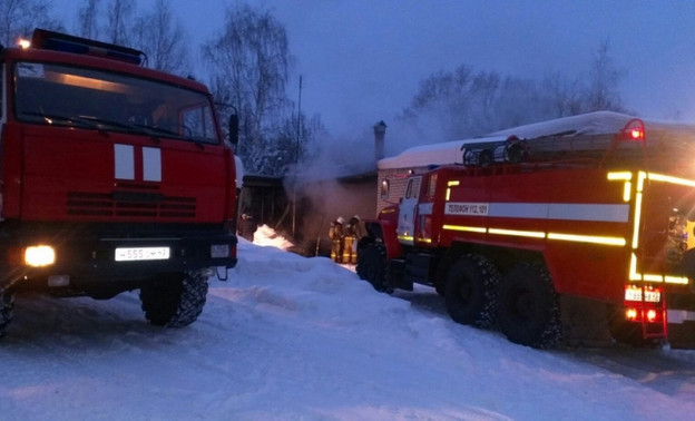 Пожар в Кирово-Чепецке: горел цех резино-технических изделий