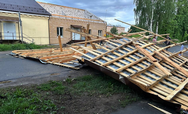 Сорванные крыши и поваленные деревья: последствия вчерашней грозы в Кировской области