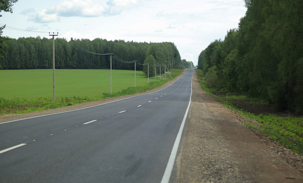 Дорогу в Кумёнском районе отремонтировали с опережением сроков