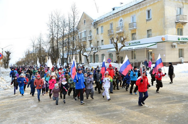 В Кирово-Чепецке состоялся флешмоб в поддержку олимпийцев