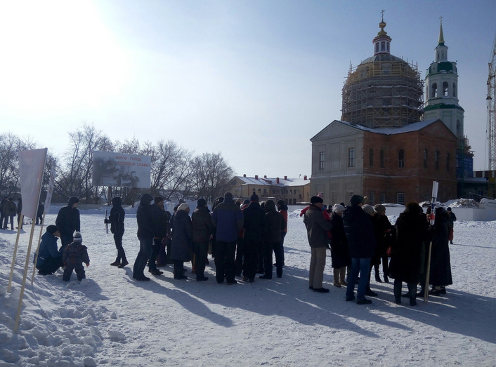 На митинг обманутых дольщиков в Кирове вышли около сорока человек