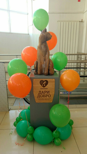 В Кирове установили кошку-копилку для сбора пожертвований бездомным животным