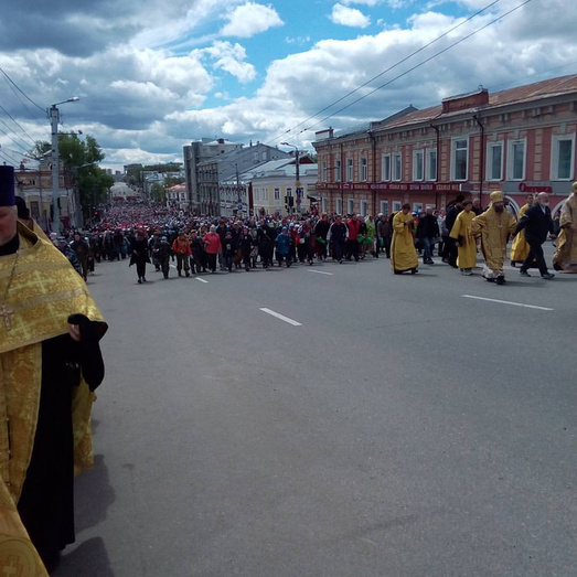 В Кирове начался Великорецкий крестный ход (фото, видео)