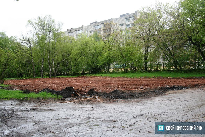 В «Кировском ССК» по-прежнему намерены обустроить сквер за «Алыми парусами»