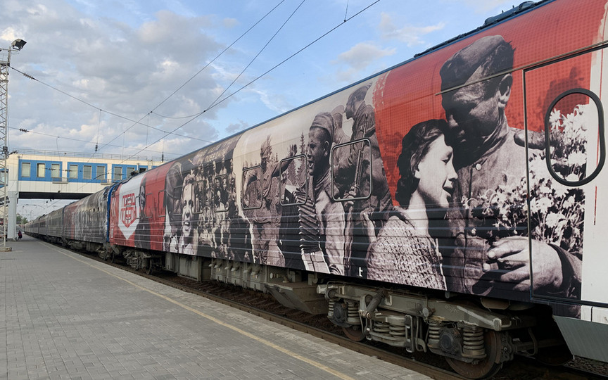 Передвижной музей «Поезд Победы» прибыл в Киров. Фоторепортаж