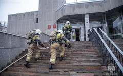 В здании теруправления по Первомайскому району ликвидировали условный пожар