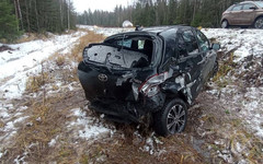 В Белохолуницком районе столкнулись «Тойота» и «Лада»