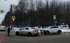На Московской столкнулись Toyota и Volkswagen