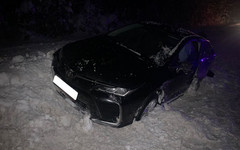 На федеральной трассе в Кировской области столкнулись две иномарки