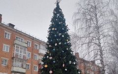 В Первомайском районе Кирова демонтируют новогодние ели