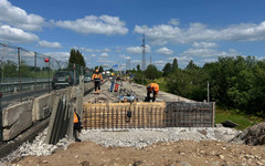 Ремонт моста через Полой в Кировской области стартовал на втором участке