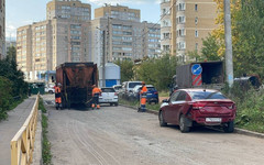 В Кирове ремонтируют дороги на Солнечной и Челюскинцев