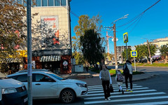 У кировской школы №20 появился безопасный пешеходный переход