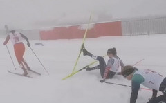 На Спартакиаде в Сочи из-за снежной бури пострадали лыжницы