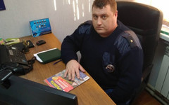 Кировский полицейский помог водителю загоревшегося грузовика
