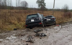 На трассе под Оричами столкнулись иномарки