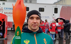 Хоккеист «Родины» принял участие в благотворительной эстафете