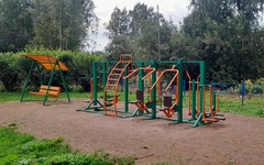 В Петруненках открыли спортивную площадку с тренажёрами
