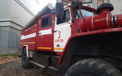 В Слободском районе вспыхнул грузовик